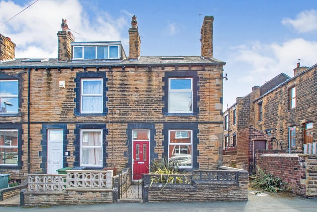 This three bedroom end of terrace in Morley is on the market for £230,000.