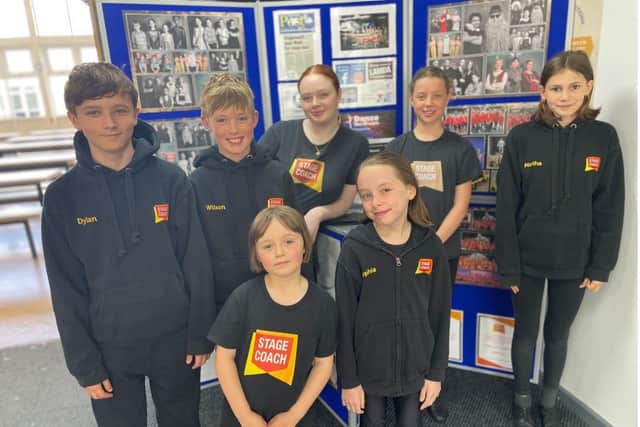 Stagecoach Performing Arts Wetherby students excited for their staring moment.