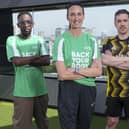 Holland & Barrett offers fans the chance to flex their football skills against members of Manchester United’s Class of ‘92. Credit: Jon Super/PA Media Assignments