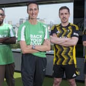 Holland & Barrett offers fans the chance to flex their football skills against members of Manchester United’s Class of ‘92. Credit: Jon Super/PA Media Assignments