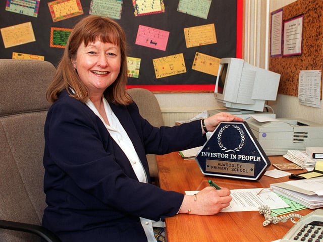 This is Julia Norton, the new headteacher at Swarcliffe Primary, pictured in April 1997.