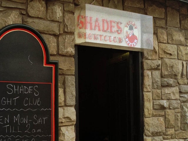 Did you enjoy a night out here back in the day? Bridlington's Shades nightclub pictured in December 1998.