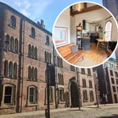 A one bedroom flat "with lots of charm and character" has been put up for sale within The Chandlers in Leeds city centre.