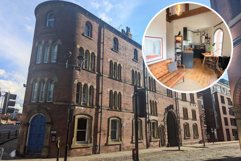 A one bedroom flat "with lots of charm and character" has been put up for sale within The Chandlers in Leeds city centre.