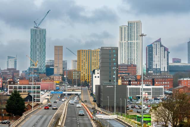 Phot shows Leeds city skyline. Picture By Yorkshire Post Photographer, James Hardisty