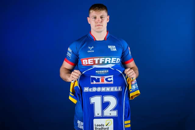 Leeds Rhinos' James McDonnell was a member of the 2025 Betfred Super League Dream Team. Picture by Allan McKenzie/SWpix.com.