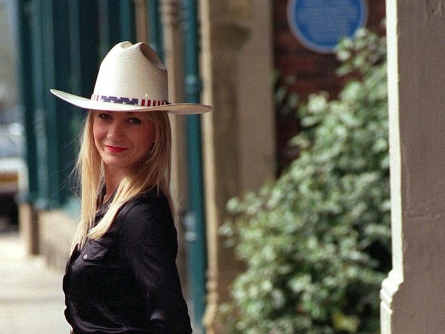 Line-dancing came to the Town & Country Club in Leeds city centre. Pictured is line dancer Melanie Hadfield.