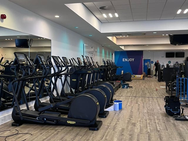 Armley, Morley and Wetherby gyms have new energy efficient lighting and decorations throughout