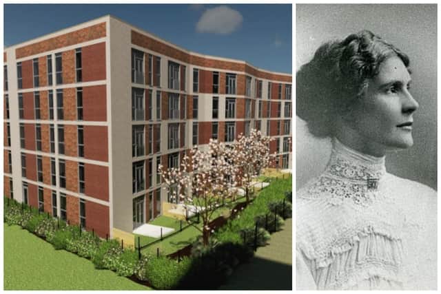 54North Homes’ new affordable housing development is to be named ‘Leonora House’ in memory of Leeds born suffragette, Leonora Cohen.