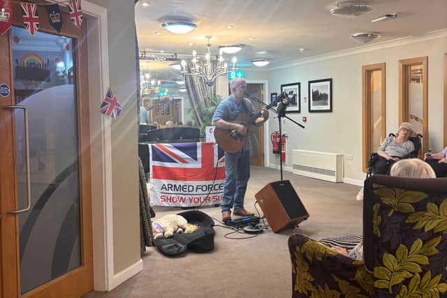 Singer Richard at HC-One’s Augustus Court Care Home