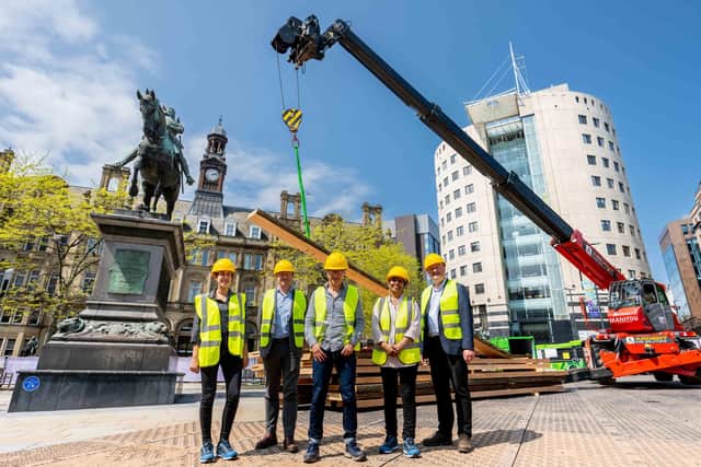 Making A Stand’, one of 12 signature projects commissioned as part of LEEDS 2023. Picture: Jemma Mickleburgh