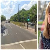 Alice Williams was using the crossing on King Cross Street near to the junction with Park Road in Halifax. Pictures: Google/WYP
