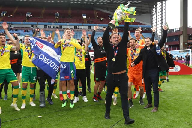 DEFICIT OVERCOMER - Leeds United manager Daniel Farke twice had slow starts to a Championship season with Norwich City and on both occasions lifted the trophy at the end of the season. Pic: Matthew Lewis/Getty