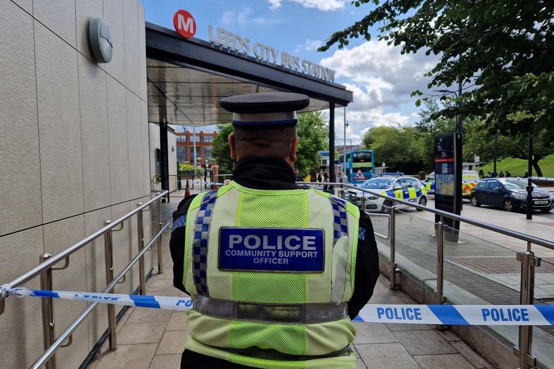 Police and CSI teams have been present at the bus station throughout the morning