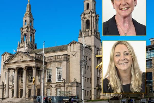 Councillors Caroline Gruen, top right, and Jools Heselwood voiced concerns about the figures. Picture: National World/Leeds City Council