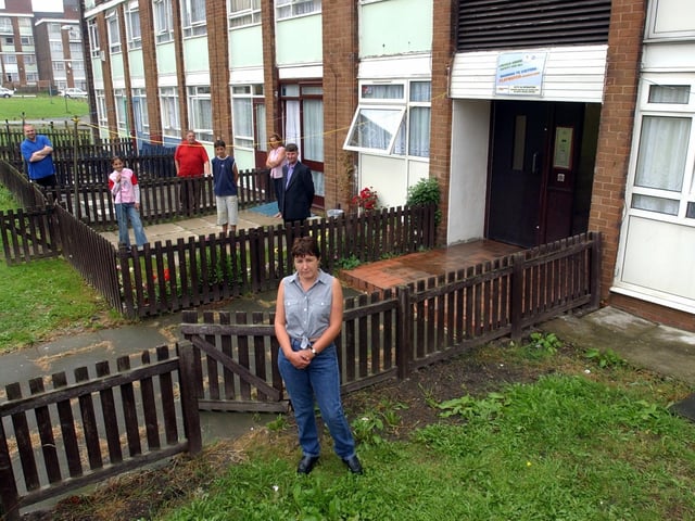 August 2003 and these Lincoln Green residents - Aaron Herring, Miridona Shala, Michael Herring, Rashid Shala,  Xhevrije Shala,  Emin Shala and Eileen Stead - were complaining of rats.