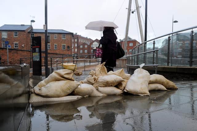 A flood alert and weather warning have been issued for Leeds (File photo: Simon Hulme)