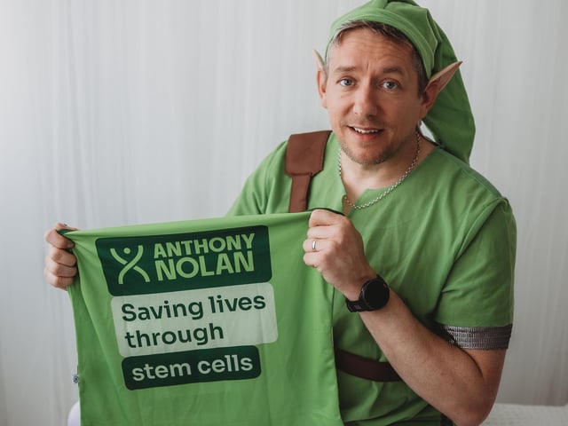 Jonny is running the world famous London Marathon to raise money and awareness for Anthony Nolan Stem Cell Charity