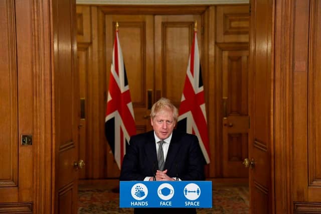 Boris Johnson announced a second national lockdown on Saturday (Getty Images)