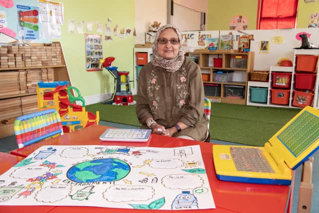 Manager Nafeesa Talbot said that the nursery places an emphasis on supporting the diverse local community