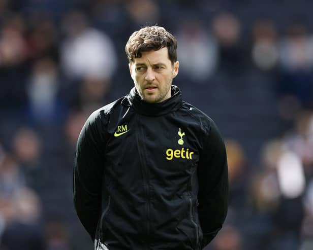 FRESH BLOW: For Tottenham and interim boss Ryan Mason, above. Photo by Julian Finney/Getty Images.