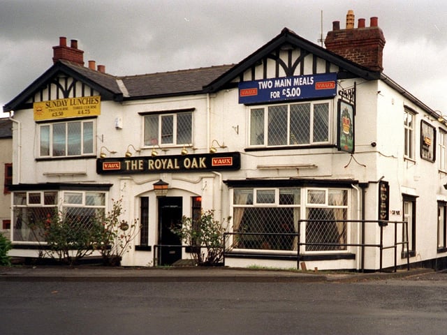 Did you enjoy a drink in here back in the day? The Royal Oak in Methley pictured in December 1996.
