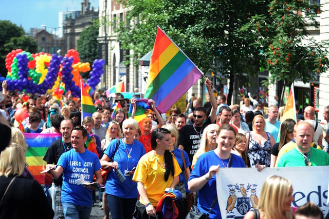 Leeds City Council was among the organisations whose staff took part in the parade.