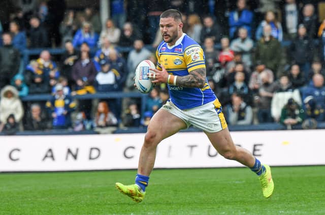 James Bentley will return to Leeds Rhinos' 17 against Wakefield Trinity today. Picture by David Harrison.