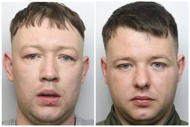 Kyle Bucknall, 32, left, targeted £100,000 worth of cars in Leeds by enlisting the help of innocent locksmiths to help him break into them. He would spot a vehicle he wanted, before contacting key experts and telling them he was locked out of his car. They would either cut him a new key or provide him with a fob and he'd drive it away. In April, police spotted two men in Leeds replacing the registration plates on a car. After a chase, passenger Bucknall and the driver, Calum Dixon, 28, right, were apprehended. Bucknall was seen to throw a bag from the car, which contained cocaine, cannabis and cash. Dixon, of Chapeltown, admitted handling stolen goods, dangerous driving and driving while already banned - he was jailed for 27 months and banned from driving for more than four years. Bucknall was jailed for eight years after admitting a string of offences and was given a nine-year driving ban.