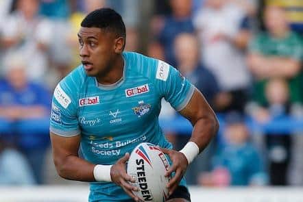 David Fusitu'a misses Sunday's game because of concussion, but should be available for Rhinos' visit of Warrington in two week's time. Picture by Ed Sykes/SWpix.com.
