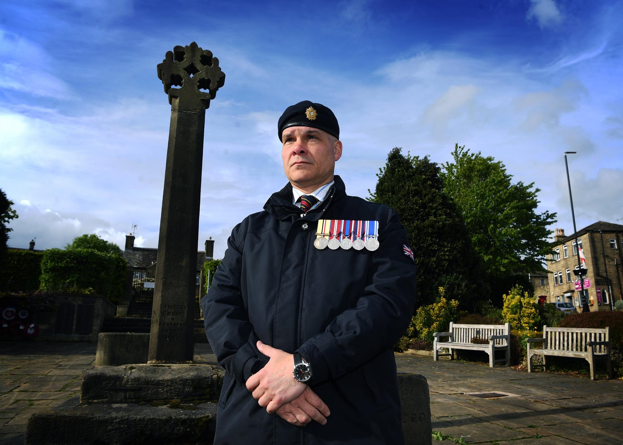 Iraq veteran honours his fallen friend at anniversary service to mark end of the war