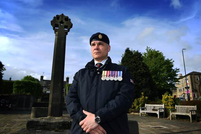 Iraq veteran Alex Daniels from Guiseley. Picture Jonathan Gawthorpe
