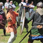 The Volsung Vikings of 805 AD do battle at Lotherton Hall.