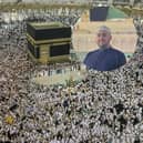 Adam Jalil won a pilgrimage package to Mecca at a charity event in Leeds (Main image: AP Photo/Dar Yasin)