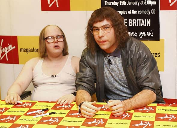 Matt Lucas (L) and David Walliams in character as Lou and Andy from Little Britain (Photo: Steve Finn/Getty Images)