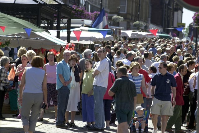 Morley's French Market attracted thousands of visitors in July 2002.
