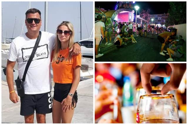 Lee Cocker and his daughter Charley had been in Magaluf celebrating the end of her exams when he was spiked and mugged.