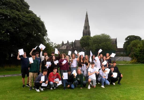 Year 11 students at at Horsforth school were thrilled to be tearing open their results envelopes this morning as it revealed yet another year of outstanding results.