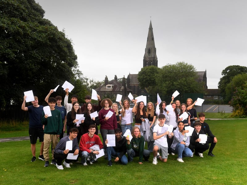 Year 11 students at at Horsforth school were thrilled to be tearing open their results envelopes this morning as it revealed yet another year of outstanding results.