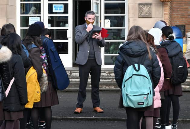 The largest class sizes in Scotland have been revealed.