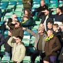 TORRID RUN: Norwich City's fans after Sunday's 3-1 defeat against Championship visitors Blackburn Rovers. Photo by Joe Giddens/PA Wire.