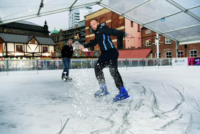 The rink is a popular family attraction. Image: Jonathan Gawthorpe