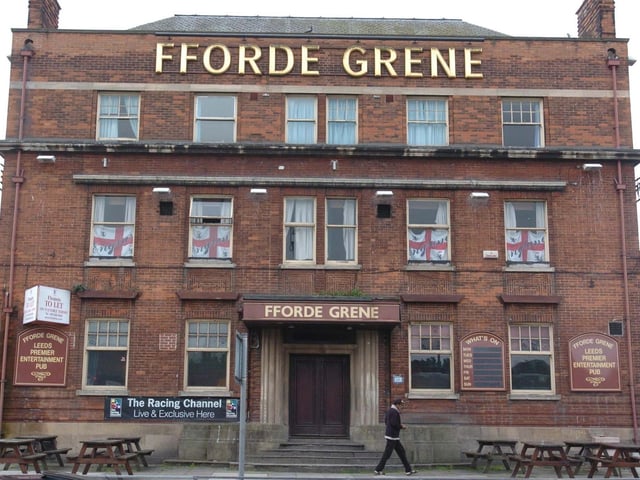 The Fforde Grene pub in Harehills was built in 1938 and for many years was one of Leeds’s main music venues. By the early years of the 21st century its reputation had nosedived as it became a magnet for anti-social behaviour. It closed for good following a drugs raid in 2004 and three years later came the announcement that it was being turned into a supermarket.