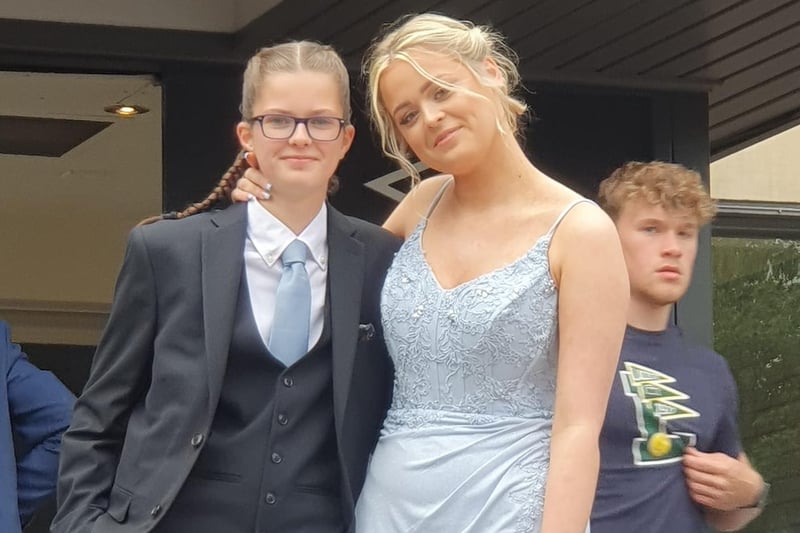 Rachel Harding said: "So proud of my daughter Grace Harding and her partner Mia - true to herself always! Crawshaw Academy Prom 2023!! She rocked that suit!"