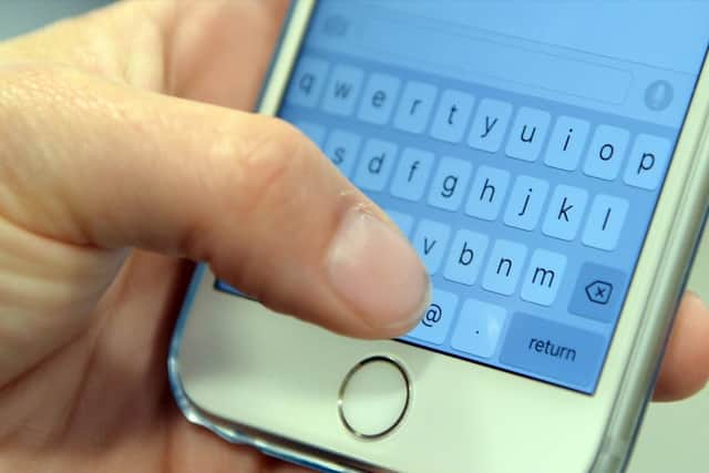 Banks switched her sim card to pretend she was being harassed. (library pic)