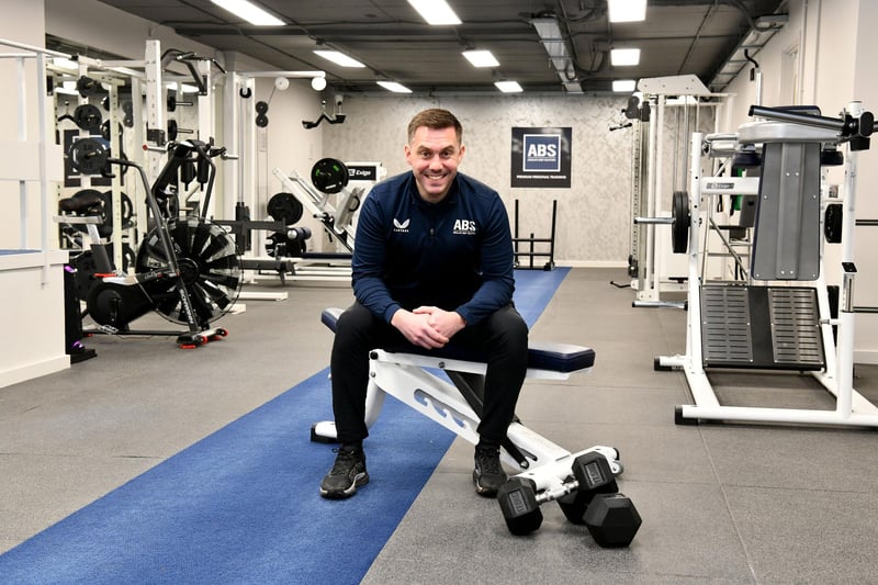 Personal trainer Gareth Burke at Absolute Body Solutions. The new 1800sq ft location has just undergone a significant refurbishment after a huge investment by the company into the site.