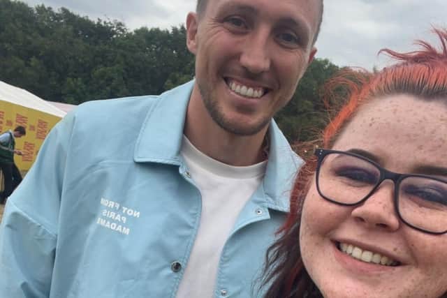 Luke Ayling joined around 75,000 music fans at Leeds Festival (Photo: Erin Moore)