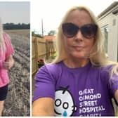 Shany Hagan, 54, plans to run and walk over 550 miles for two charities of her choice – with the support of some big name celebrities.