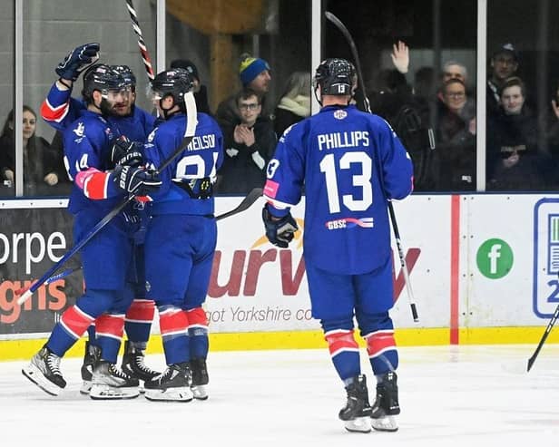 LEADING MAN: Liam Kirk was GB captain in the absence of rested Robert Dowd as they beat Poland 3-1 in Leeds on Friday night. Picture: Dean Woolley/IHUK Media.