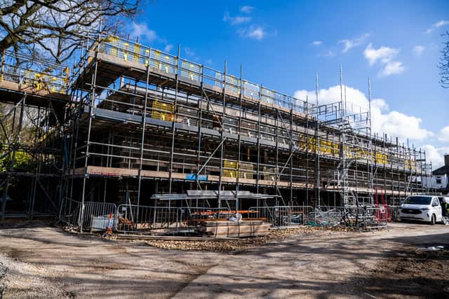 The construction site of The Residences at Val d'Or in Shadwell, Leeds, former mansion for the Yorath family. Picture: James Hardisty.